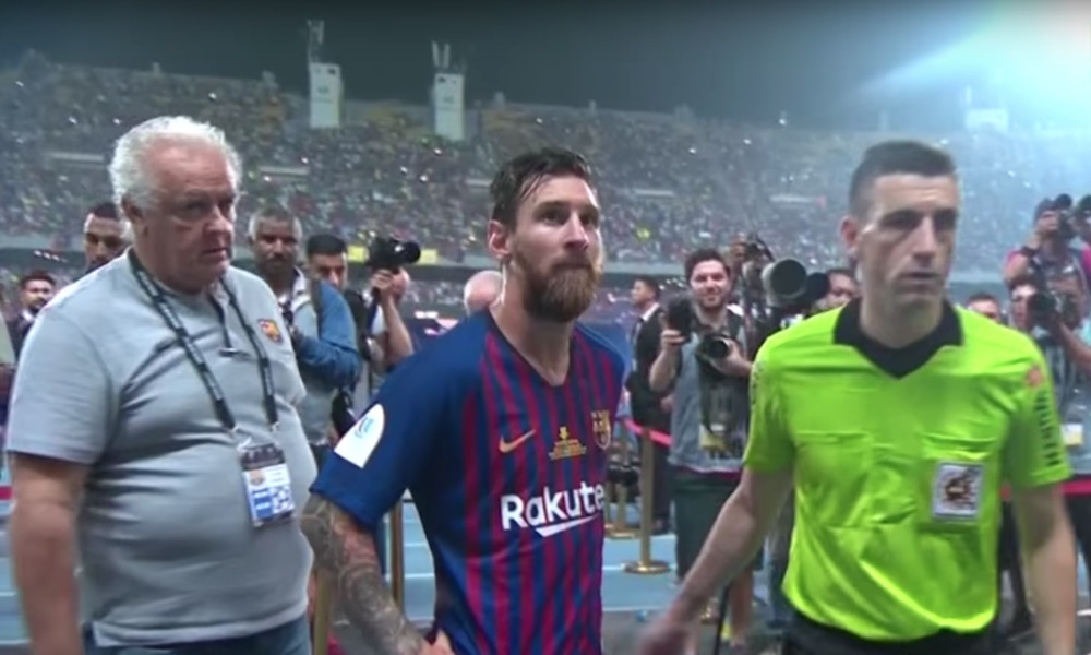 Lionel Messi teki historiaa, sillä hänestä tuli FC Barcelonan seurahistorian voitokkain pelaaja.