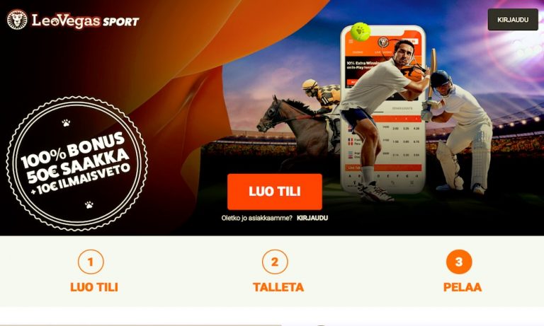 LeoVegas tarjoaa Tapparalle kertoimen 10 kauden avausottelussa.