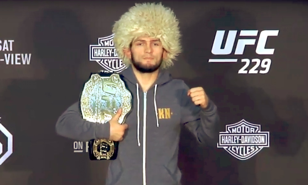 Khabib Nurmagomedov puolusteli käytöstään aiheuttamansa farssin jälkeen.