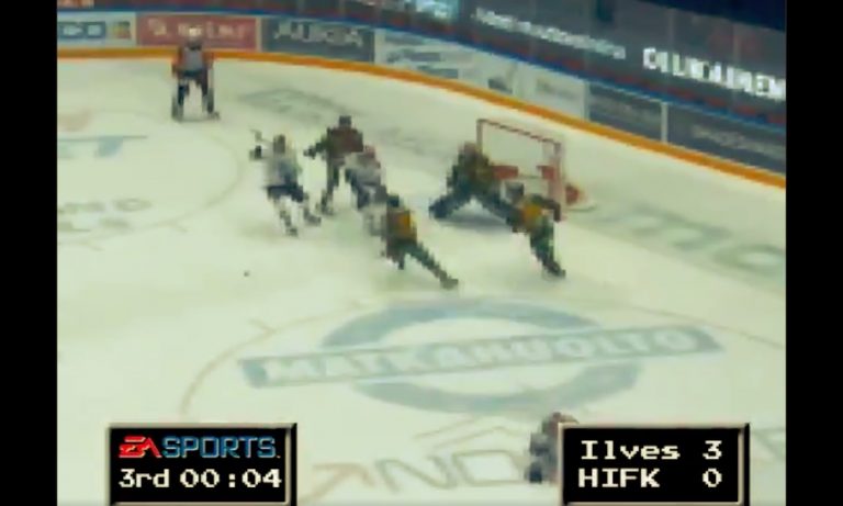 Ilves loi NHL94-version lokakuun HIFK-pelistä.