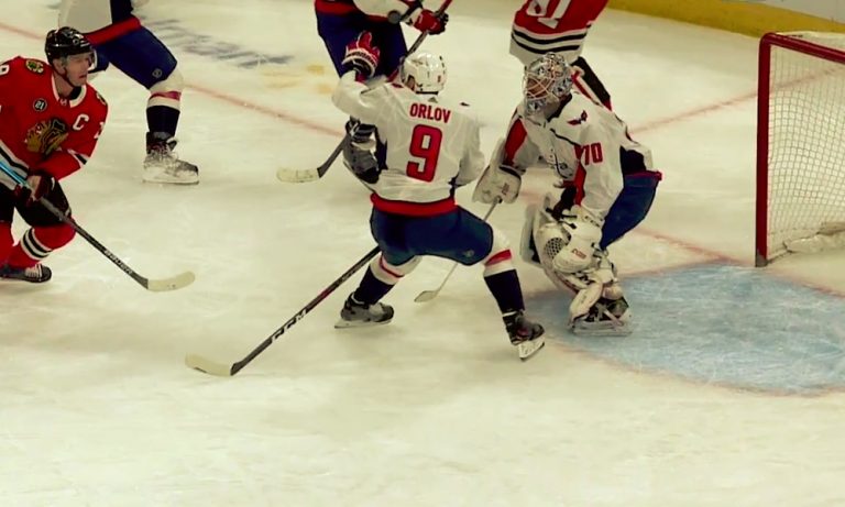 Dmitry Orlov teki maalin sekä Washingtonille että Chicagolle.