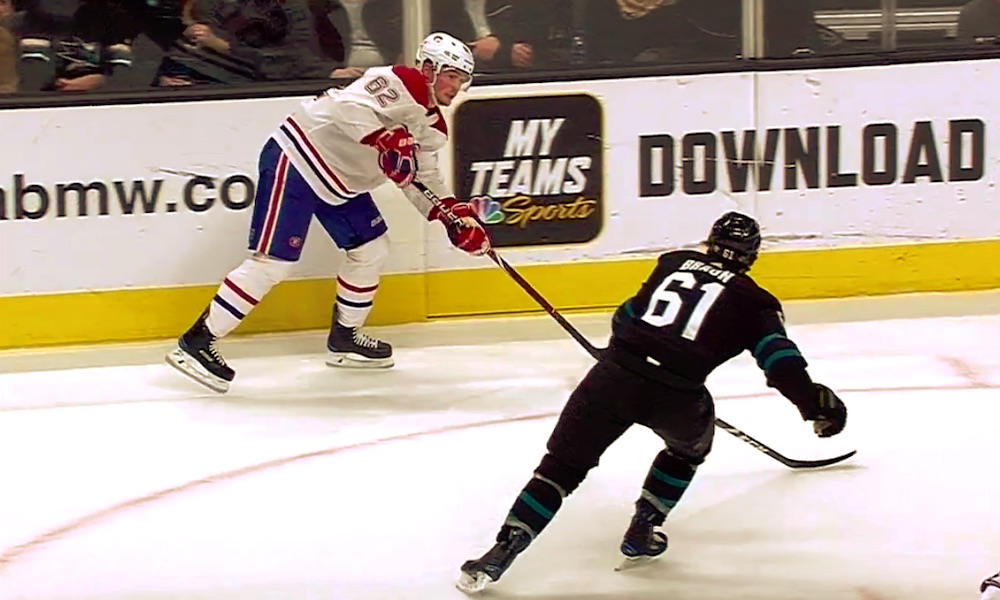 Artturi Lehkosen 29 ottelun piina ohi - Montreal Canadiensin suomalaislaituri onnistui vihdoin maalinteossa, ottelussa San Jose Sharksia vastaan.