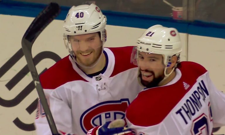 Joel Armia iski NHL-uransa ensimmäisen hattutempun New York Rangersin verkkoon.