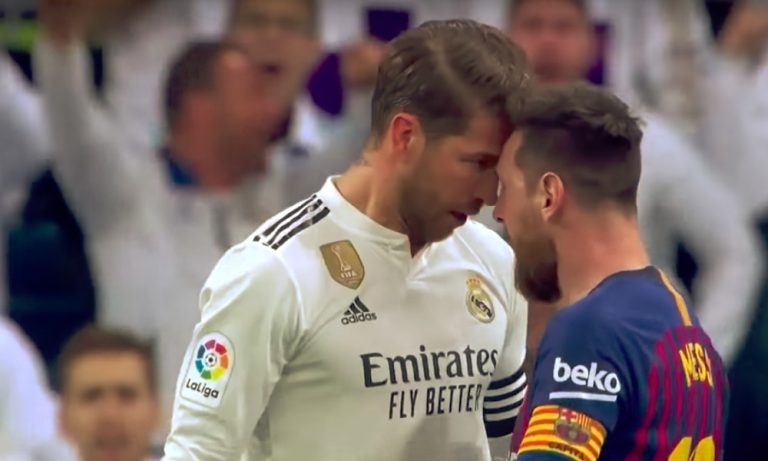 Sergio Ramos laittoi Lionel Messin vuotamaan verta ja sai itse tuplaten takaisin Clement Lengletiltä sekä Marc-Andre ter Stegeniltä.