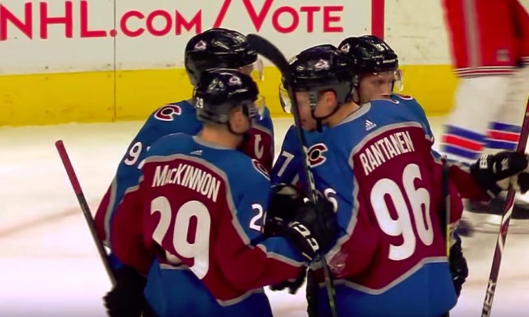 Colorado Avalanchen NHL-tähdet Rantanen ja MacKinnon nousivat jo Forsbergin ja Sakicin rinnalle.