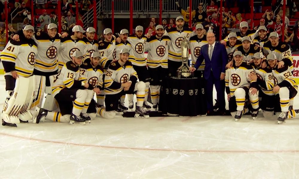 Boston Bruins Stanley Cup-finaaleihin: Tuukka Rask nollasi Carolina Hurricanesin neljännessä ottelussa.