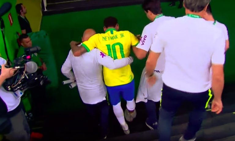 Neymar ei pysty pelata Copa Americassa Qataria vastaan pelatussa ottelussa tulleen nilkkavamman vuoksi.