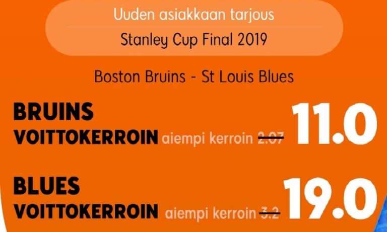 Superkertoimet Game Seveniin Boston Bruins - St. Louis Blues.