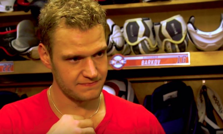 Aleksander Barkov vakavana NHL.com:n haastattelussa: vaatii Florida Panthersilta menestystä nyt ja tässä.