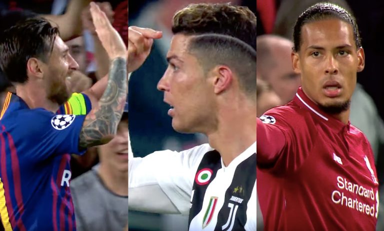 Uefan Vuoden pelaaja -finalistit kauden 2018-19 osalta ovat Lionel Messi, Cristiano Ronaldo ja Virgil van Dijk.