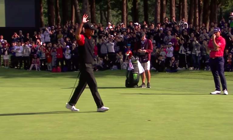 Tiger Woods teki huikeaa historiaa: hän nousi Sam Sneadin rinnalle kaikkien aikojen eniten PGA-kiertueen kisoja voittaneeksi golffariksi.