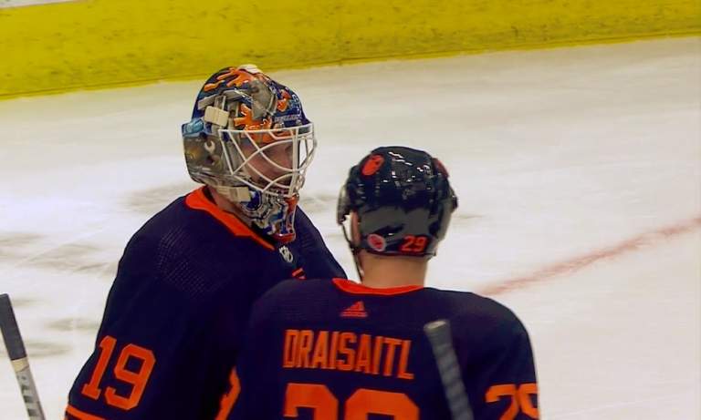 Edmonton Oilersin Mikko Koskinen nollasi New Jerseyn ja kipusi askeleen lähemmäksi NHL:n kärkeä torjuntatilastoissa.