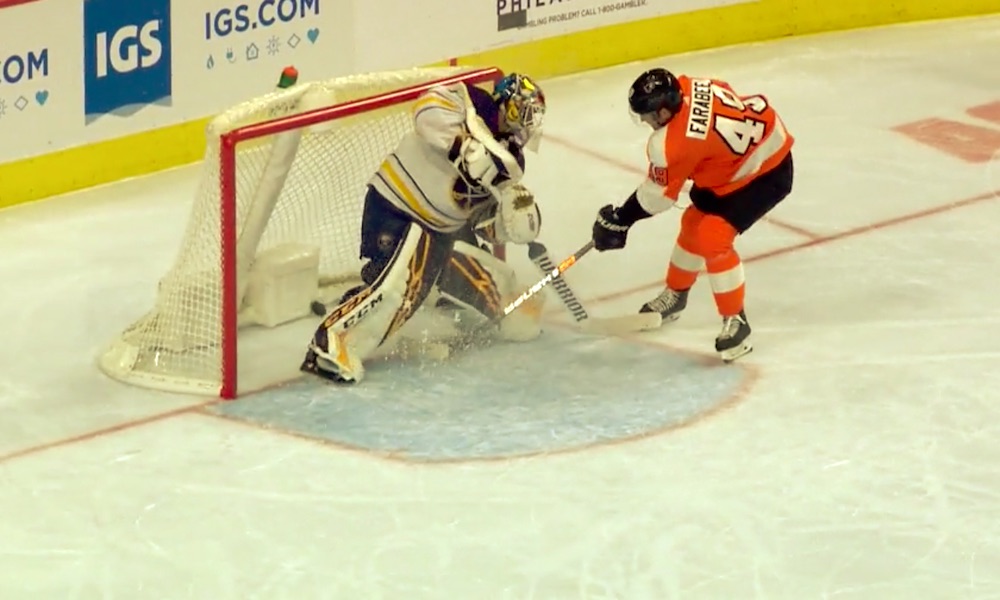 Buffalo Sabresin Ristolainen-Hutton-duolta karmaiseva tunarointi: ratkaiseva maali, joka johti Philadelphia Flyersin voittoon.