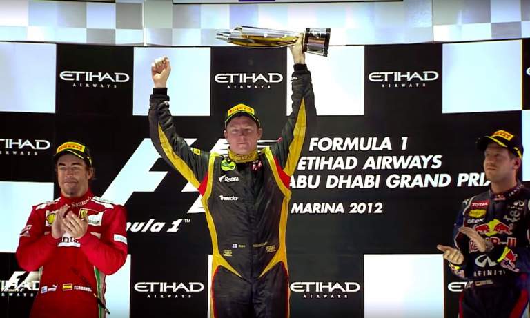Lotus-pomo fiilisteli Kimin heittoa ja voittoa vuodelta 2012 ja kertoi edelleen menevänsä kananlihalle.