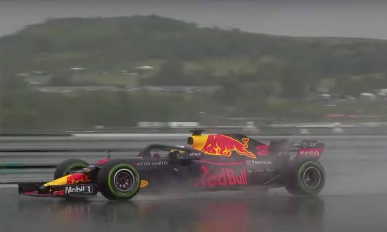 F1:siä piinaa vesisateet jälleen. Unkarin GP:n toiset harjoitukset menivät täysin plörinäksi liiallisen vesisateen vuoksi.